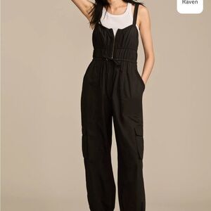 NWT Lucky Brand Black Military Jumpsuit